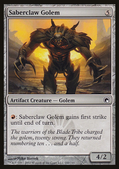 Saberclaw Golem